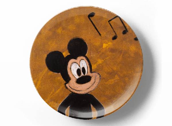 Decorative plate Greg Van Dyke It doesnt hurt me