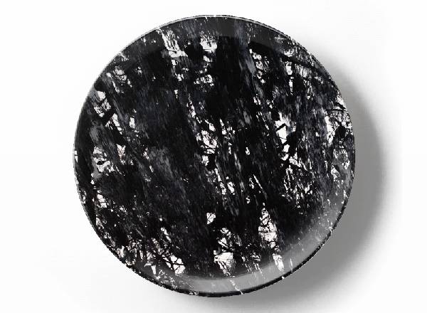 Decorative plate Greg Van Dyke Night forest