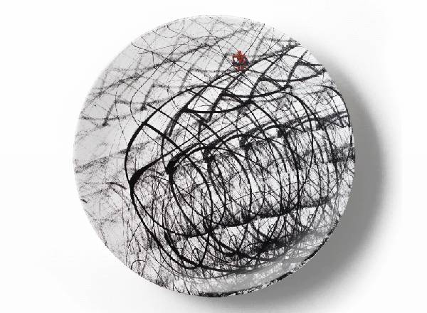 Decorative plate Greg Van Dyke The world of Spiderman