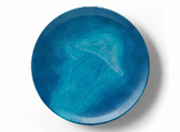 Decorative plate Greg Van Dyke Jellyfish