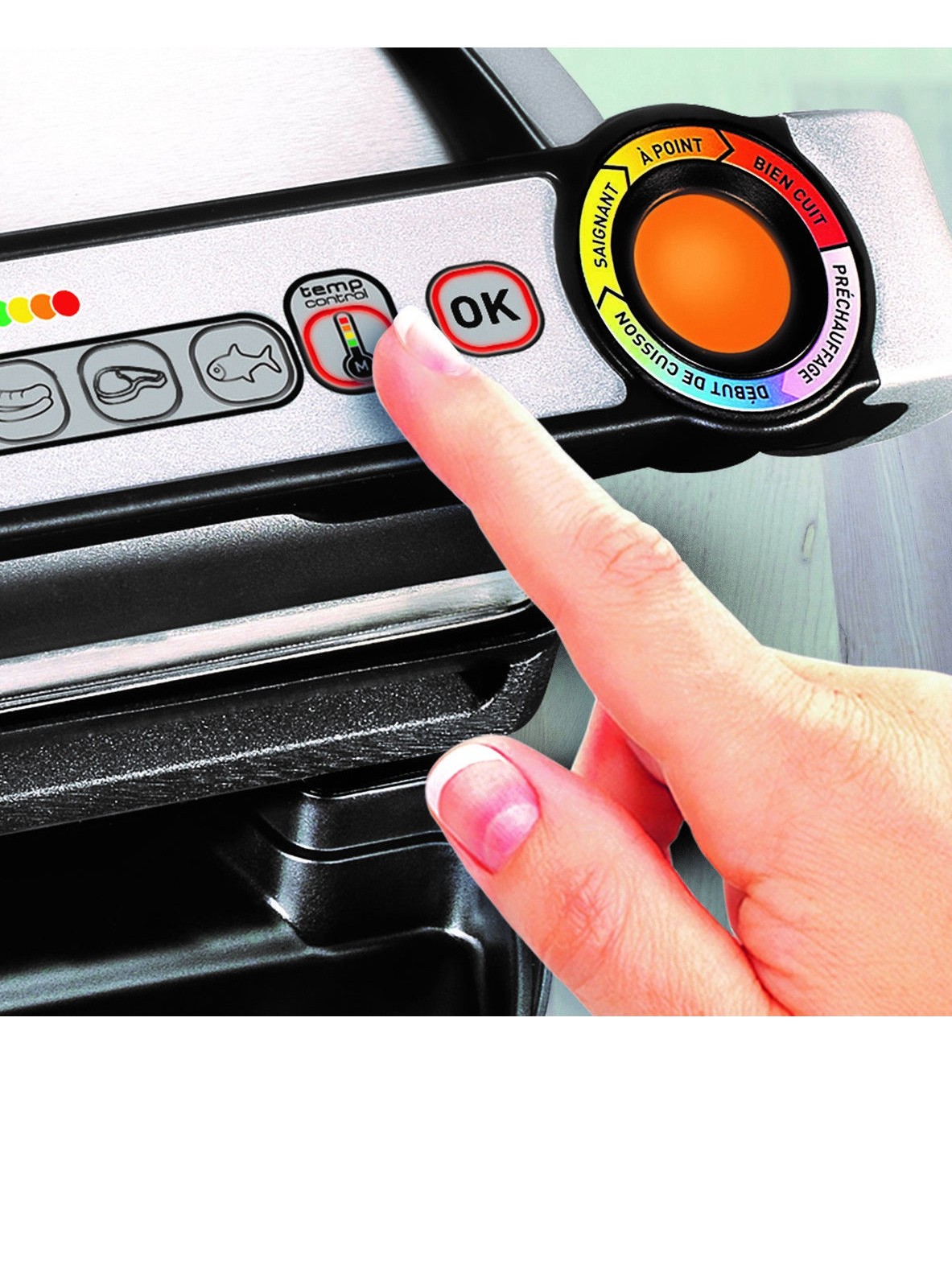 Гриль электрический Tefal Optigrill+ GC712D34
