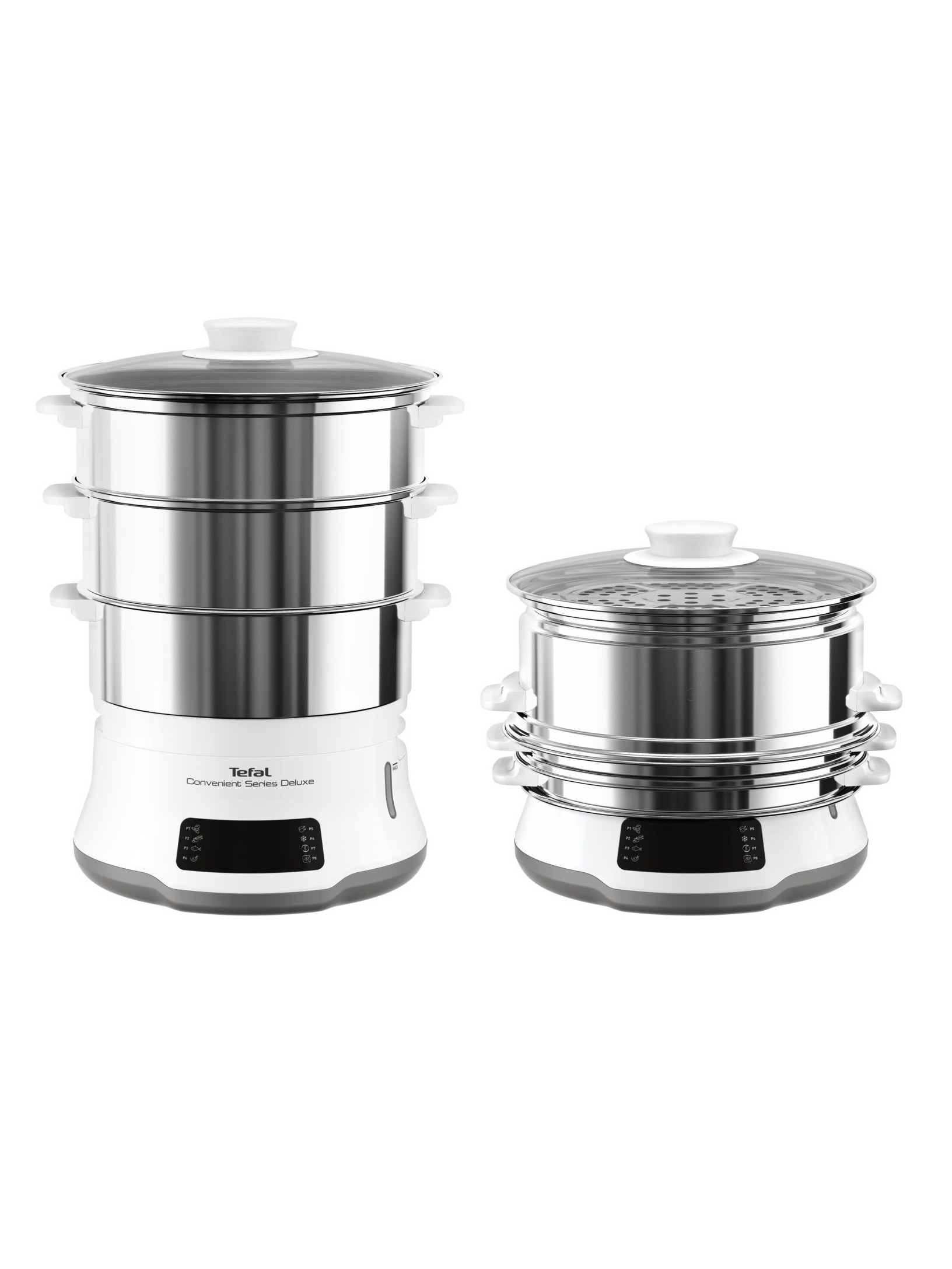 Пароварка электрическая Tefal Convenient Series Deluxe VC502D10 3 яруса