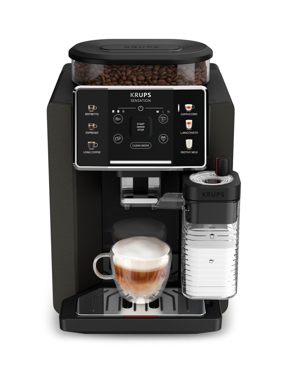 Кофемашина автоматическая Krups Sensation Milk M50 EA912910 Автоматический капучинатор, 6 напитков
