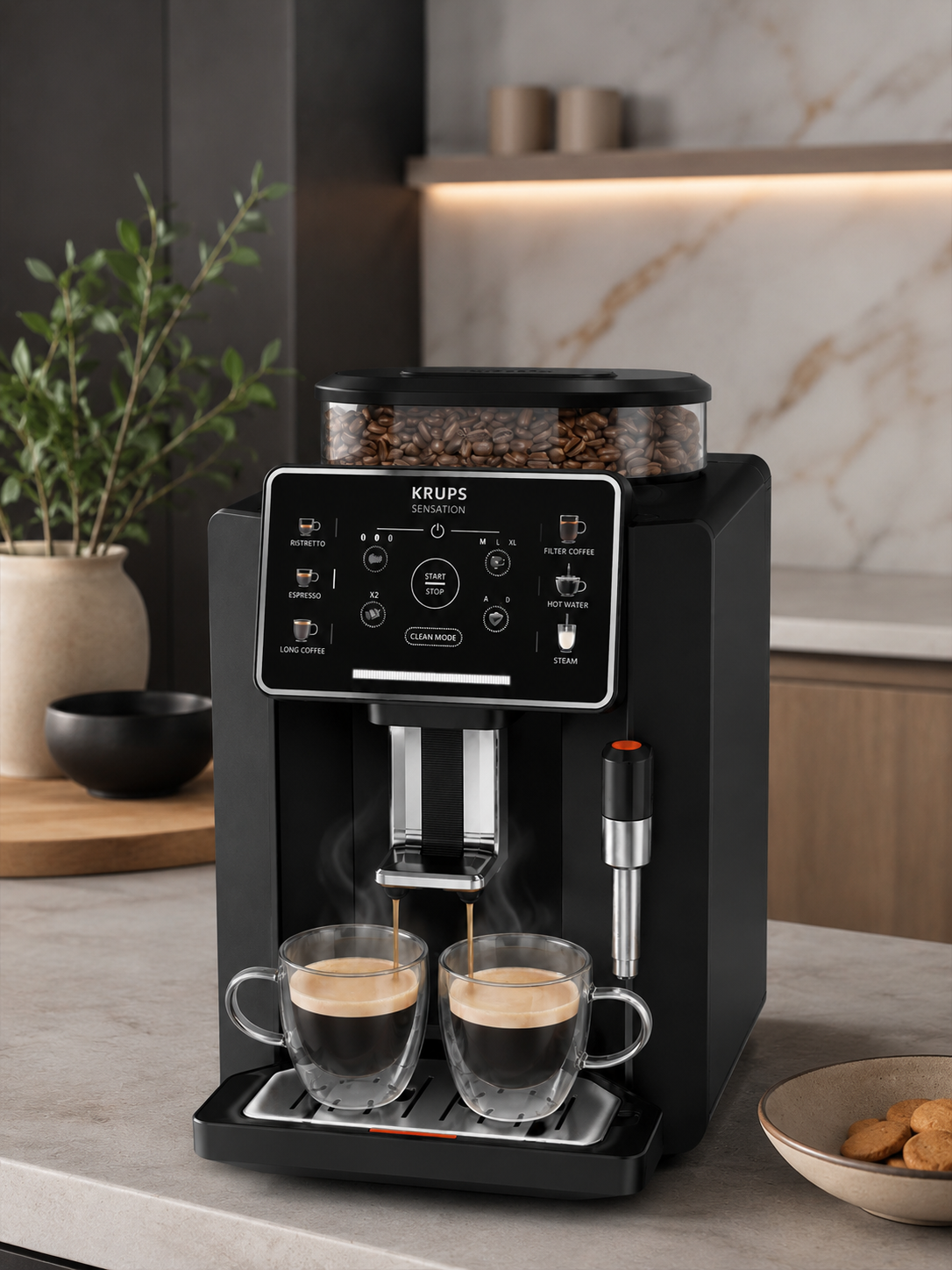 Кофемашина автоматическая Krups Sensation C50 EA910810