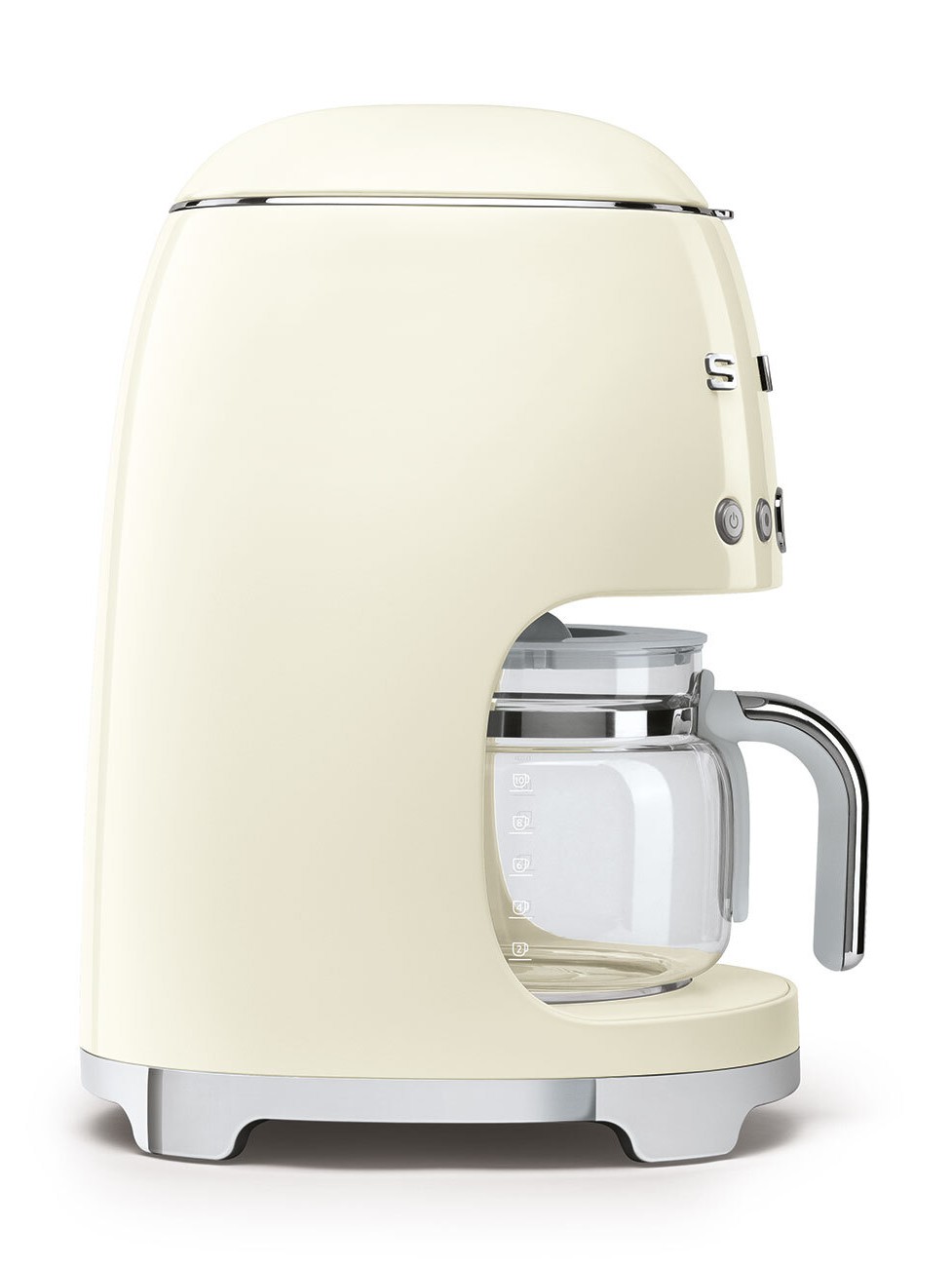 Капельная кофеварка SMEG DCF02CREU Цвет кремовый глянцевый