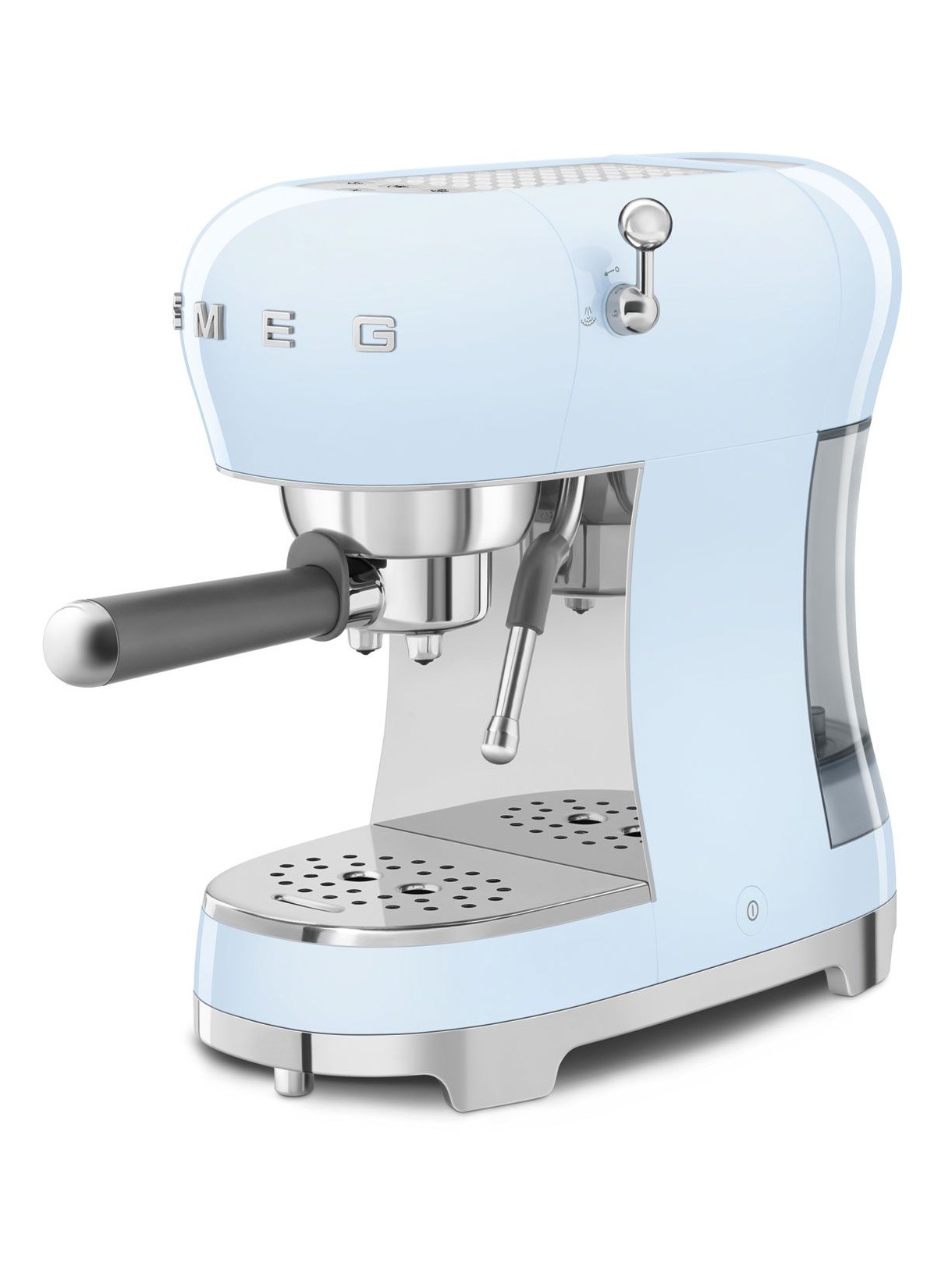 Кофеварка-эспрессо SMEG ECF02PBEU Цвет пастельно-голубой глянцевый