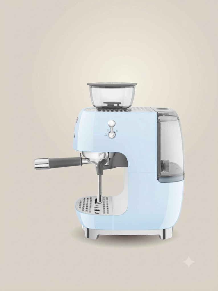 Кофемашина-эспрессо SMEG EGF03PBEU Цвет пастельно-голубой глянцевый