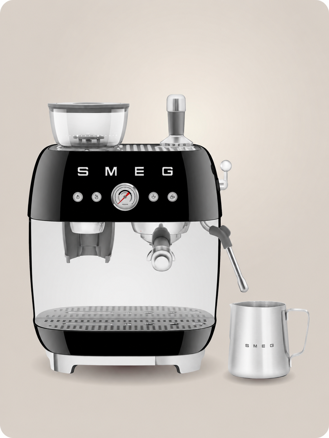 Кофемашина-эспрессо SMEG EGF03BLEU Цвет чёрный глянцевый