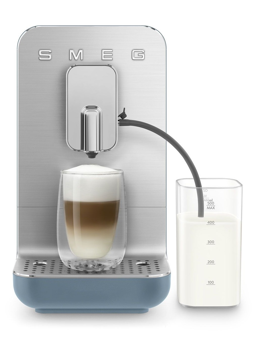 Автоматическая кофемашина SMEG BCC13SBMEU Цвет синий шторм матовый