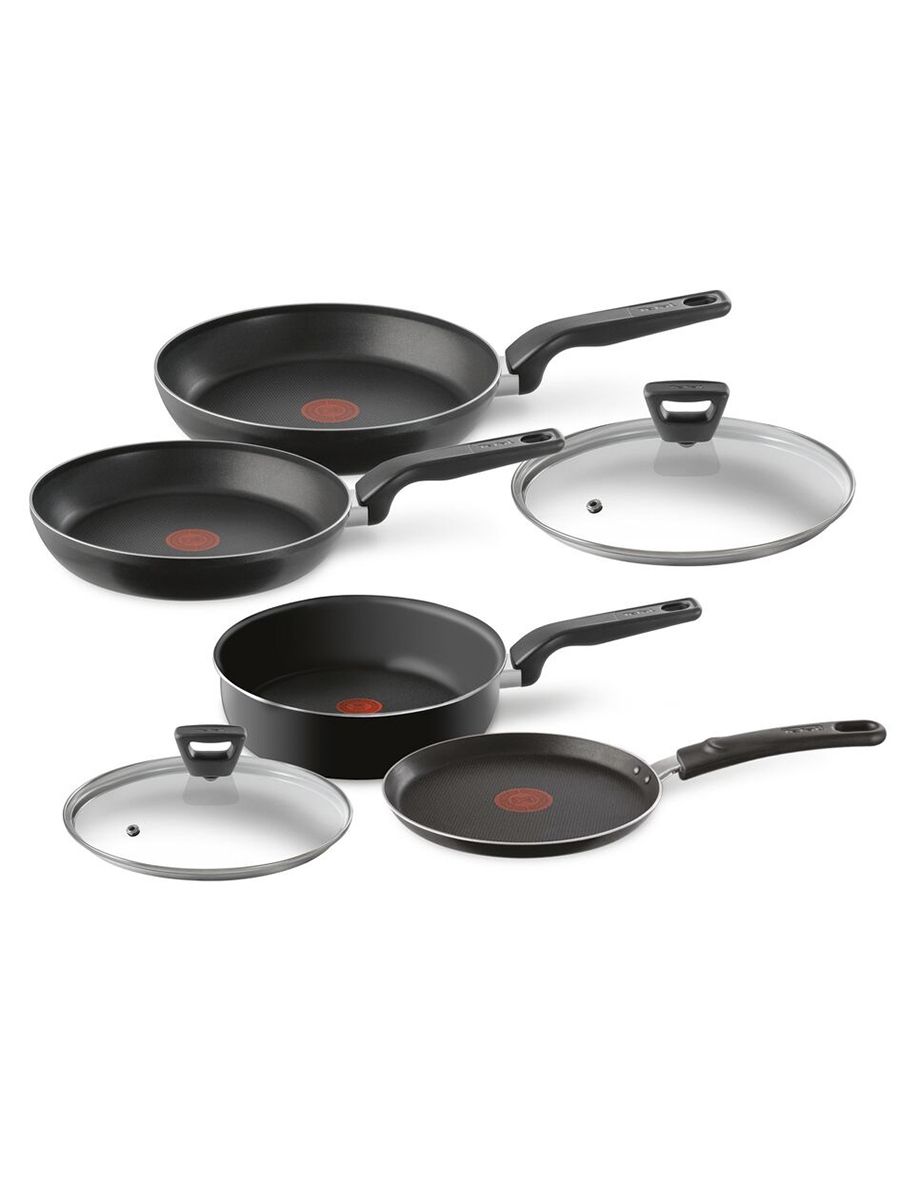 Набор сковород Tefal Essential 6 предметов, с индикатором нагрева, антипригарным покрытием