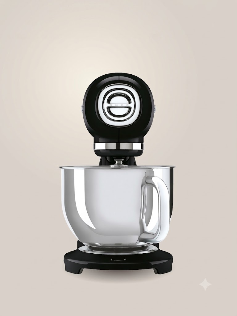 Планетарный миксер SMEG SMF05BLEU Цвет чёрный глянцевый