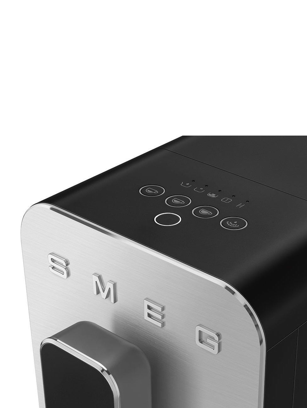 Автоматическая кофемашина с капучинатором SMEG BCC12BLMEU Цвет чёрный матовый